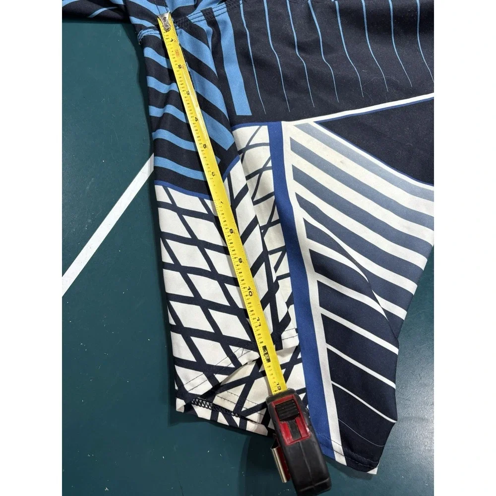 Vintage Quiksilver Board‎ Shorts Men's 30 blue Striped Spellout Surf Y2K RARE